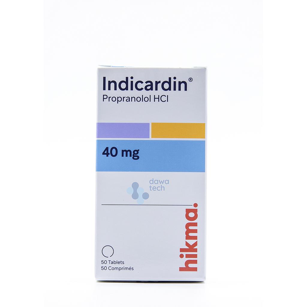 Indicardin 40 Mg 50 Tab
