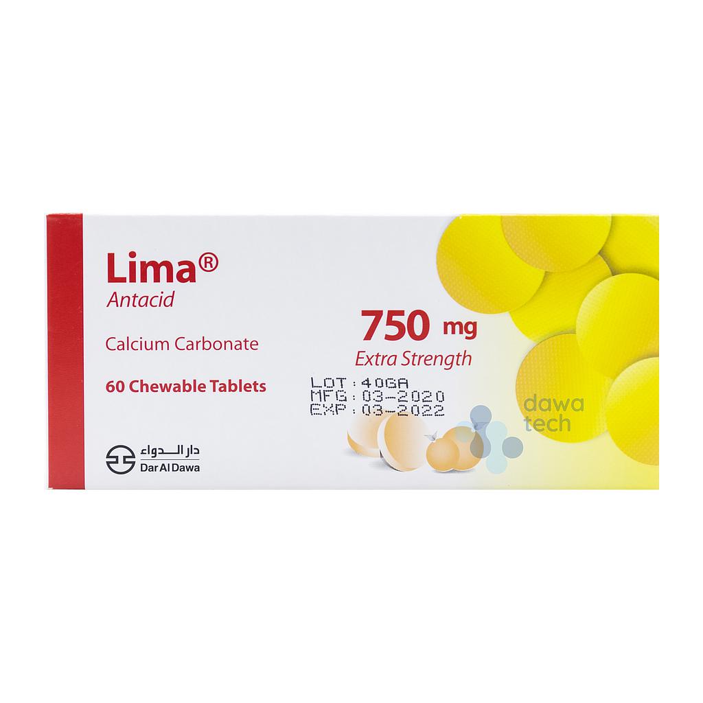 Lima 750 60 Chewable Tab
