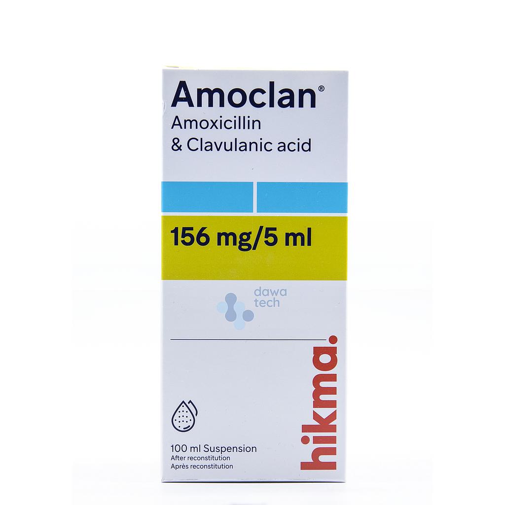 Amoclan 156Mg Susp