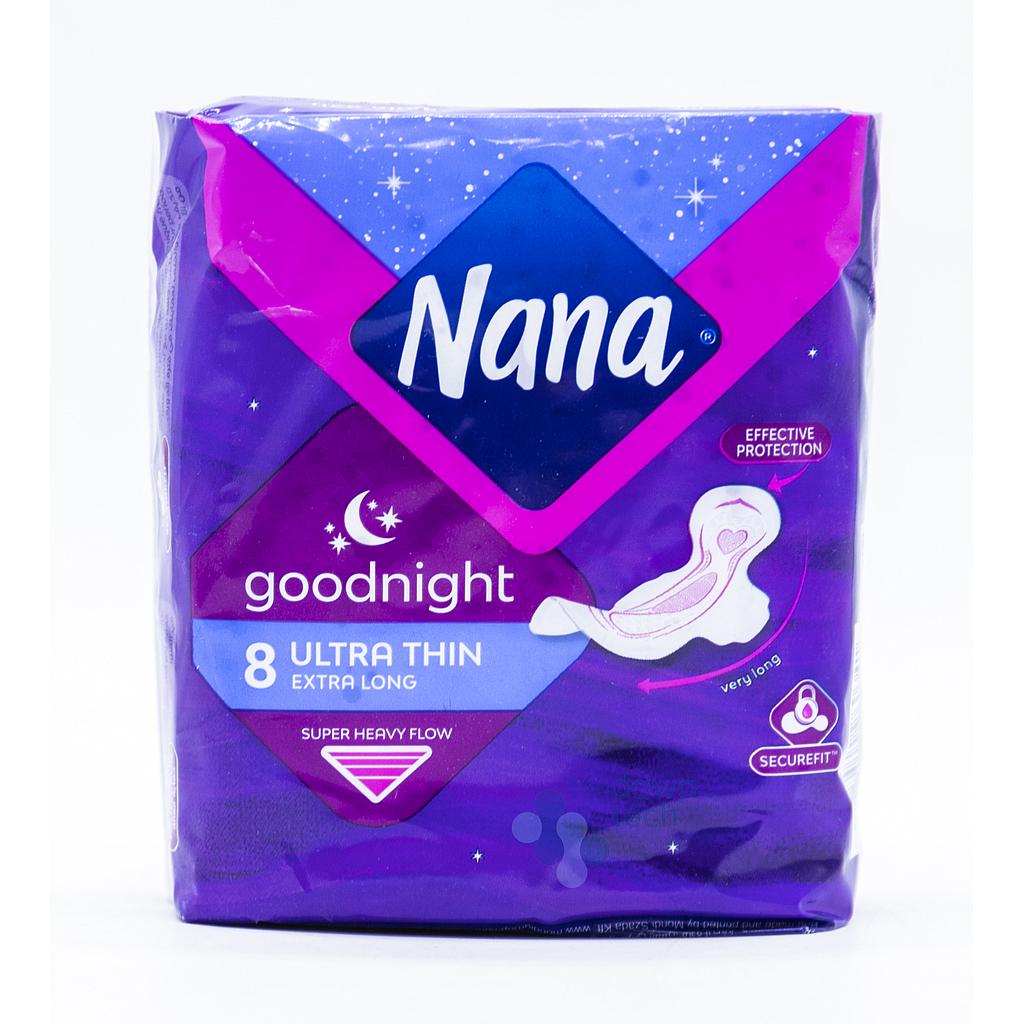 NANA ULTRA THIN NIGHT 8 EXTRA LONG