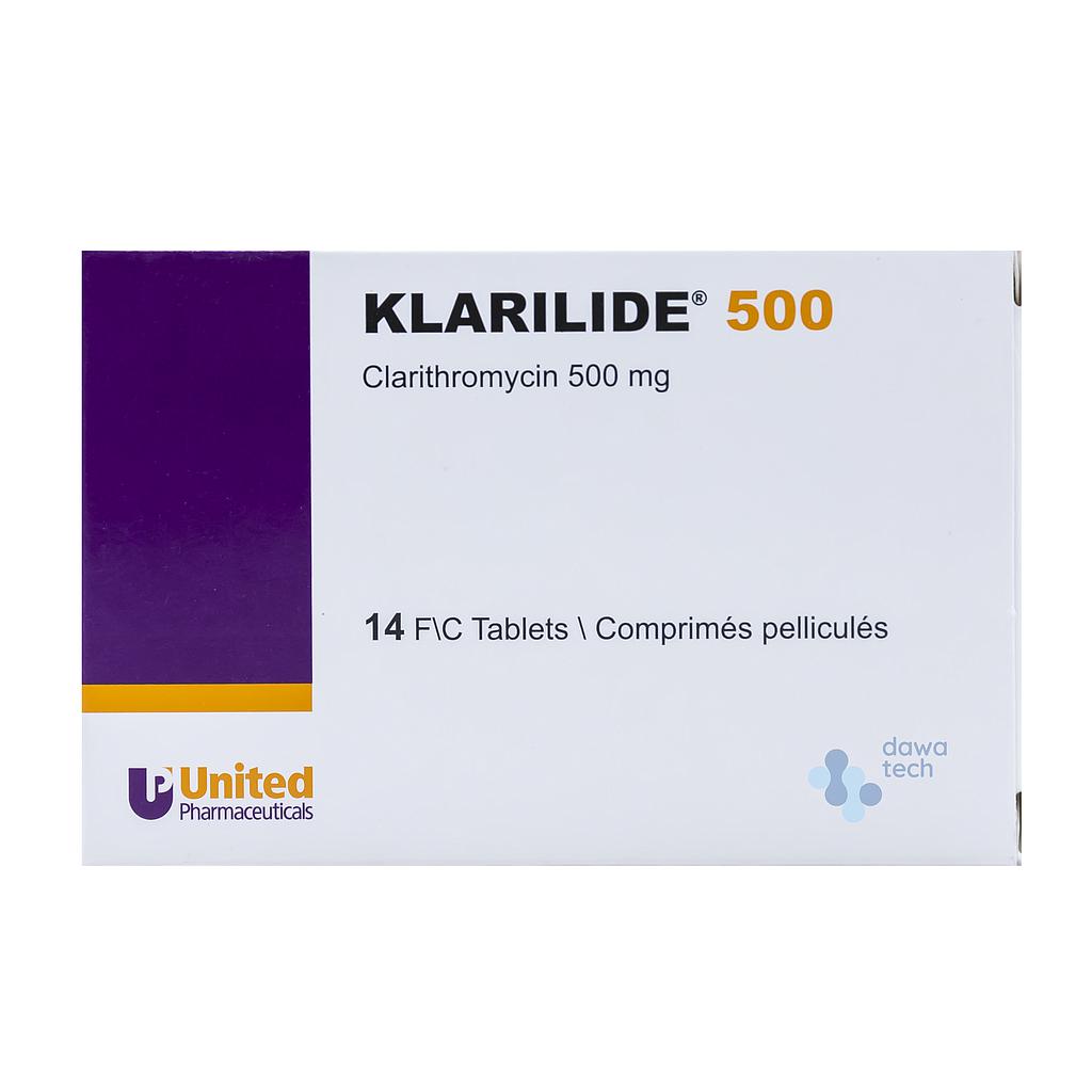 Klarilide 500 Mg 14 Tab