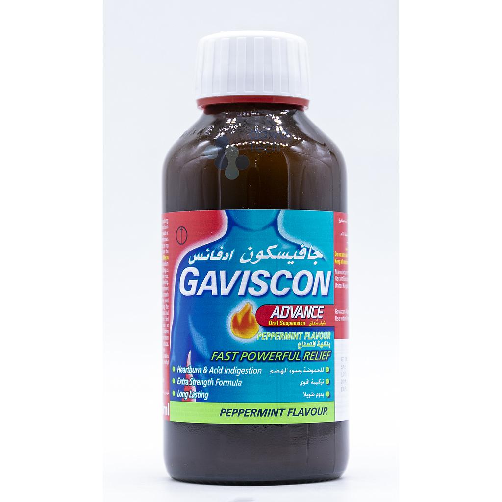 GAVISCON ADV LIQ PEPERMENT 300ML
