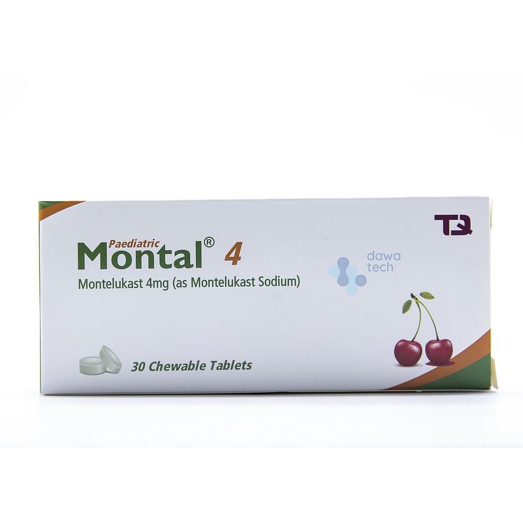 Montal 4 mg 30 Tab