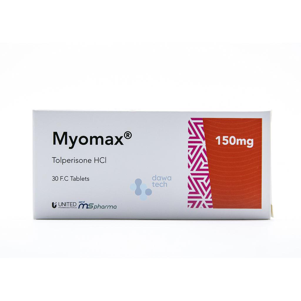 Myomax 150mg 30 Tabs