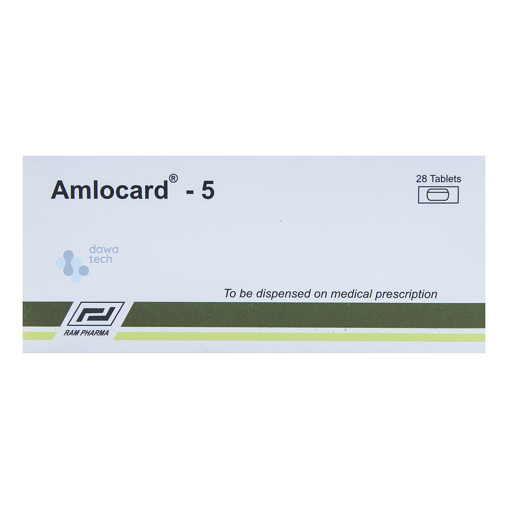 Amlocard 5 mg tab