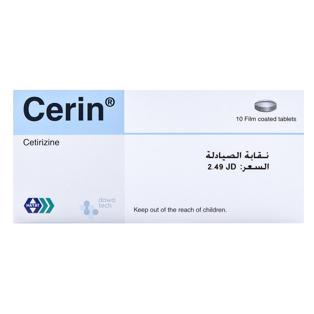 Cerin 10 Mg Tab